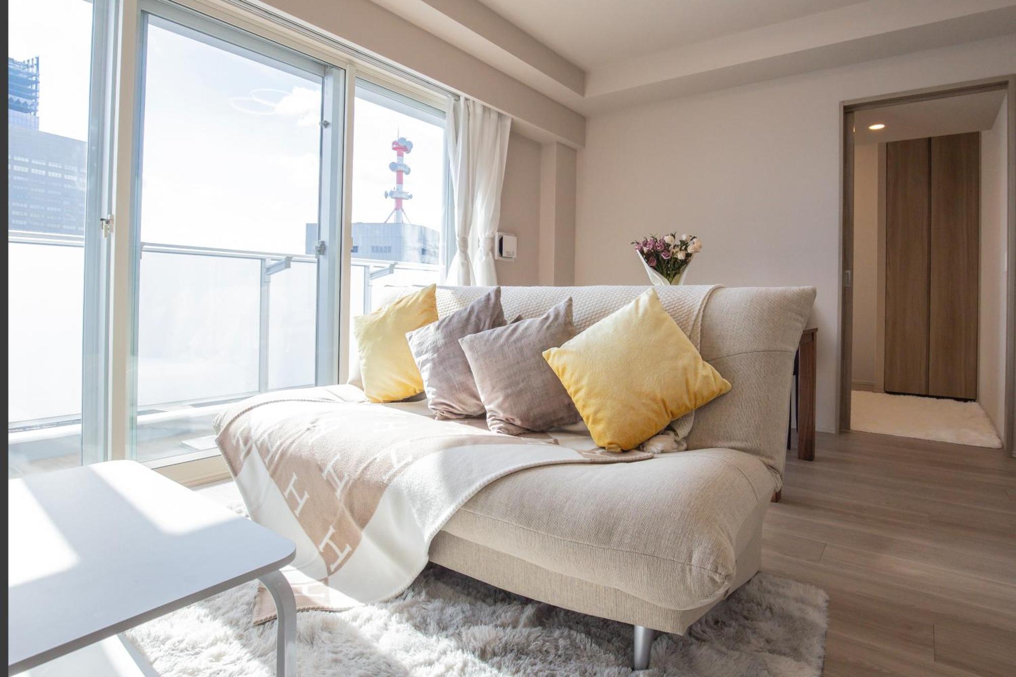 Bay Port Area, High-rise Luxury With View, 2 Minutes To Takeshiba Station *