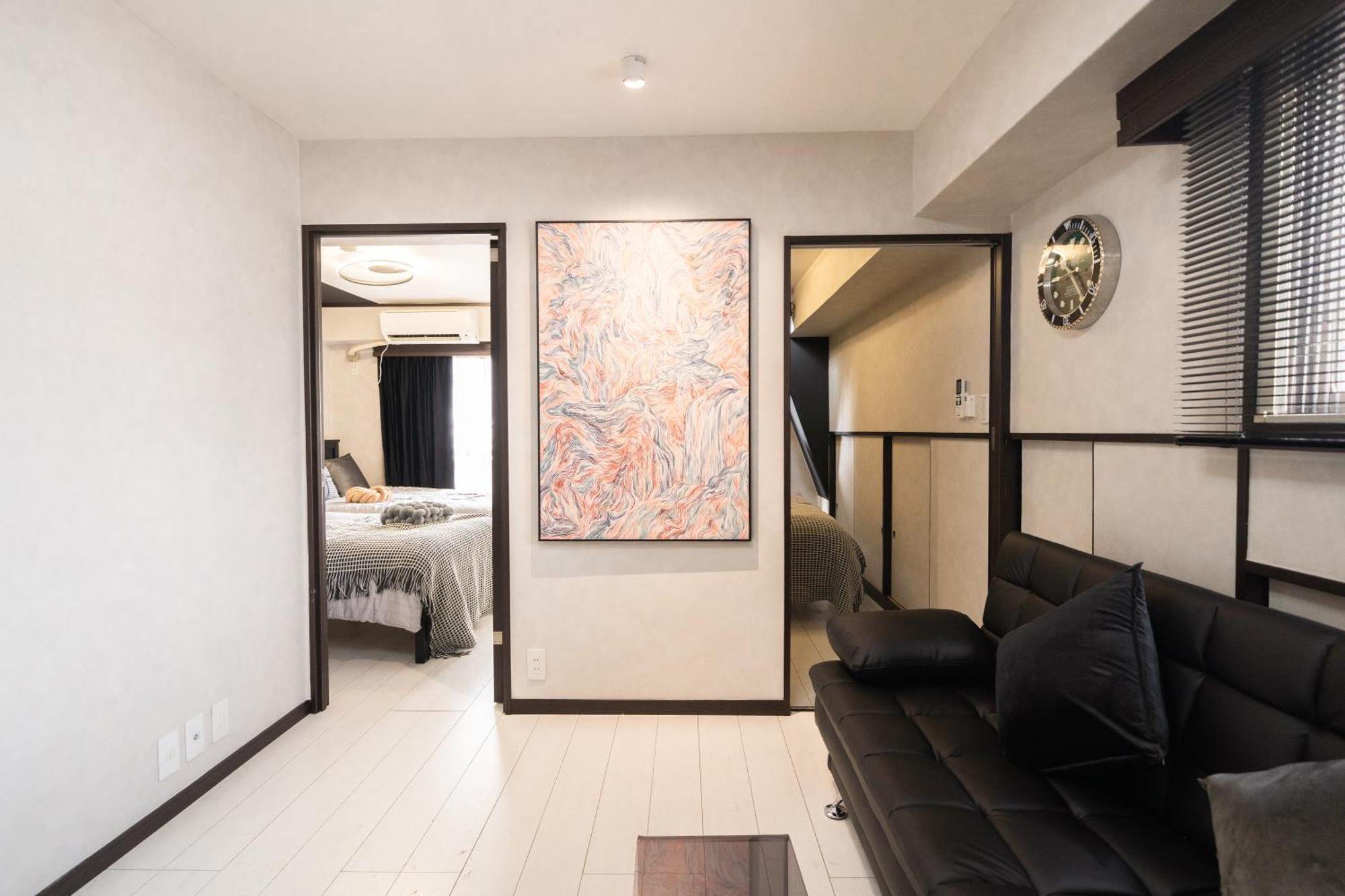 Apartment G112新宿最中心 交通枢纽 超级商圈 两室一厅 新宿三丁目车站4分 2 Shinjuku Center 4 Mins To St Max 7p 直达新宿 涉谷 表参道 池袋 上野 代代木 银座 原宿