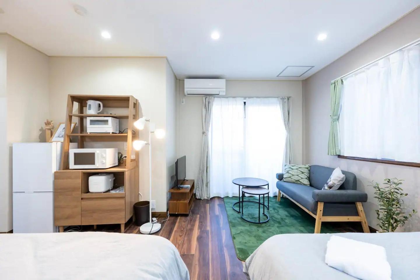 Yj-hotel Kamiikebukuro 2f 北池袋5分钟 新装上线 59平方 *