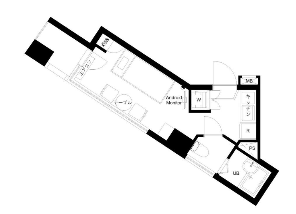 Totsu Shiodome Apartment *